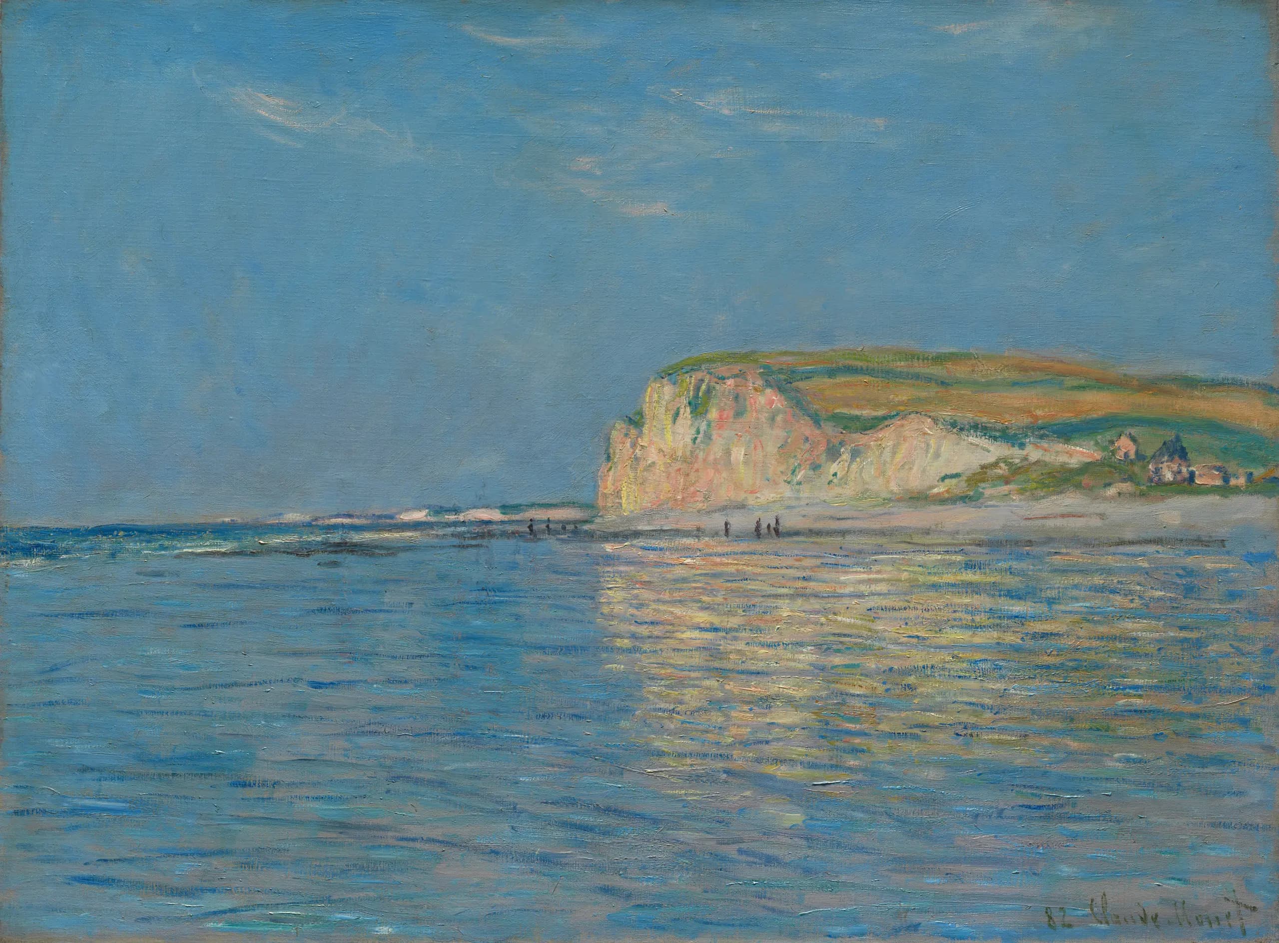 Low Tide at Pourville, near Dieppe, Claude Monet, 1882