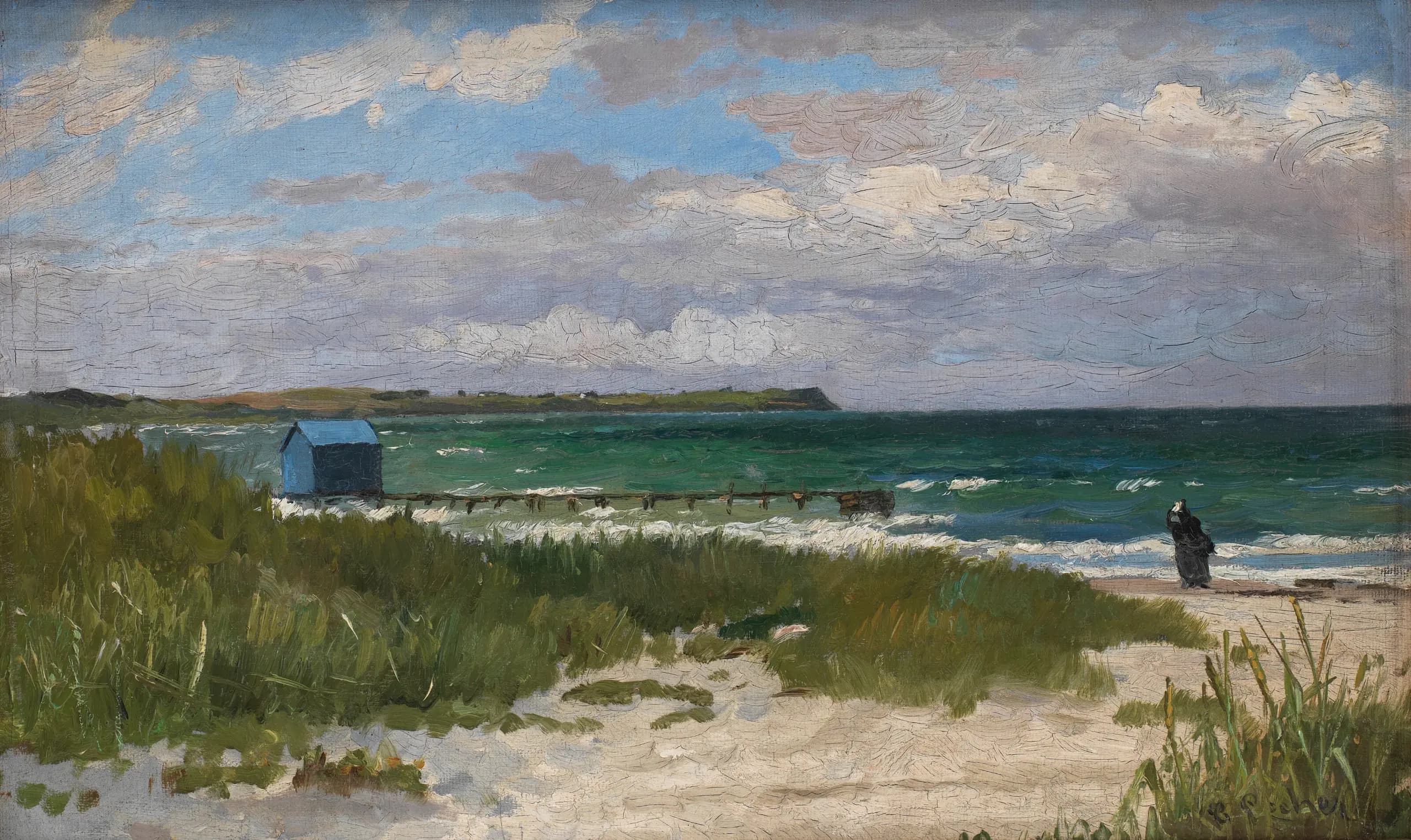 Coastal Landscape, Hornbæk, Carl Locher, undated